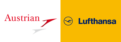 Austrian Airlines or Lufthansa ออสเตรียนแอร์ไลน์ หรือ ลุฟต์ฮันซา Austrian Airlines or Lufthansa ออสเตรียนแอร์ไลน์ หรือ ลุฟต์ฮันซา